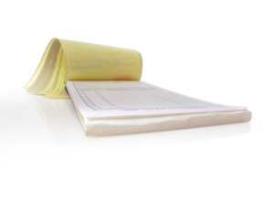 Custom Printed Duplicate Disclaimer / Order / Receipt Pad